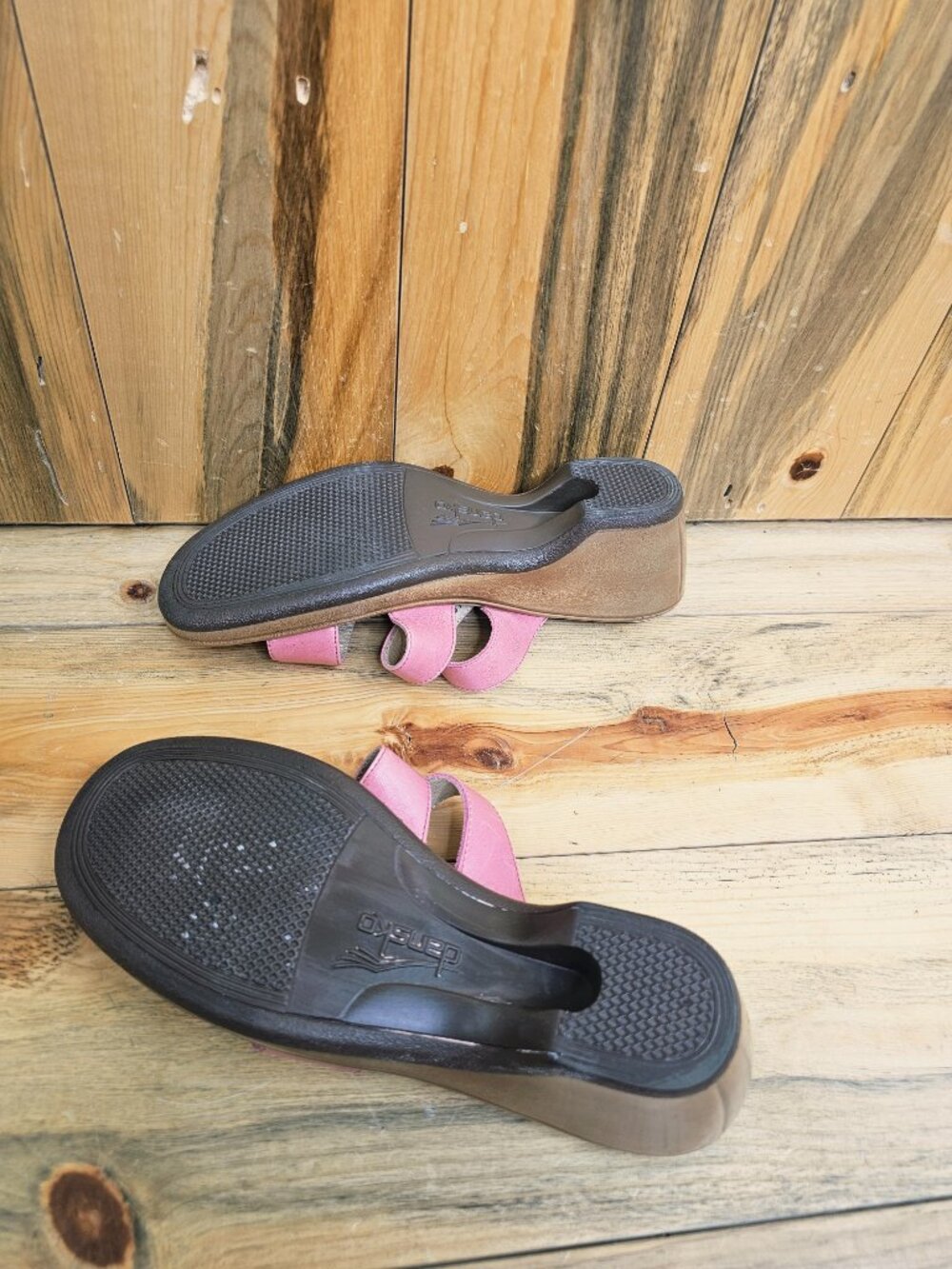 Dansko Pink Leather Sandals - Picture 5 of 6